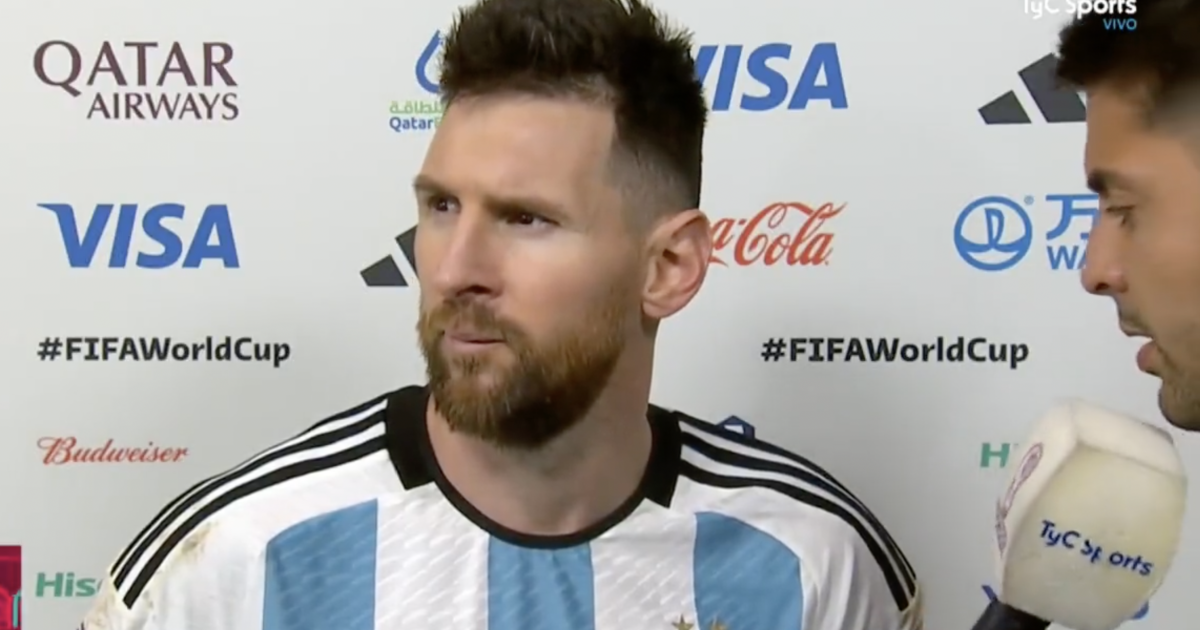 Na co patrzysz idioto Spadaj stąd Messi szokuje podczas wywiadu WIDEO