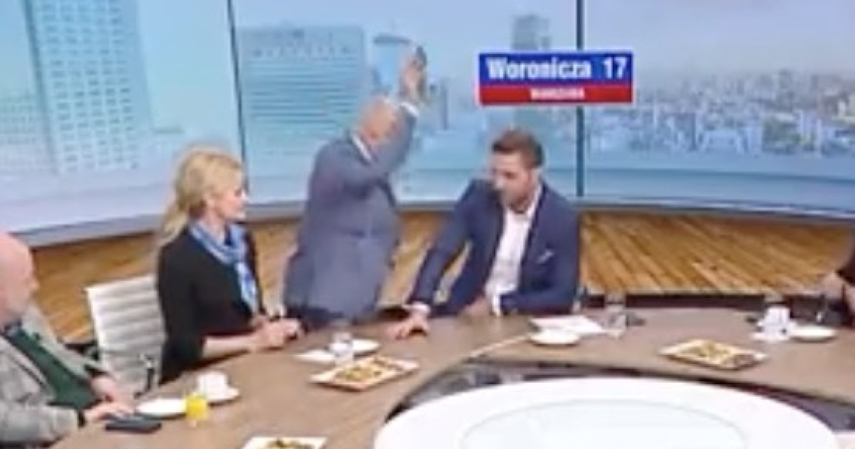 Awantura na antenie TVP Jest pan swego rodzaju mendą WIDEO