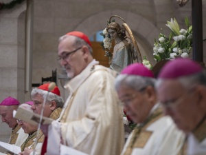 Kard. Krajewski o misji w Ziemi Świętej: By zrozumieć Boga najpierw trzeba przyklęknąć