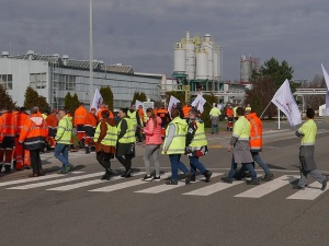 Zakładowa S w Minova Ekochem w Siemianowicach Śląskich przeprowadziła strajk ostrzegawczy