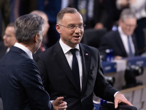 Prezydent Duda na szczycie NATO. Zabrał głos na temat członkostwa Ukrainy 