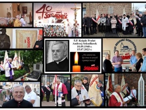 Gorzowska Solidarność uczciła pierwszą rocznicę śmierci swojego kapelana
