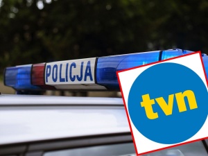 Policja na sygnale eskortowała „gwiazdy TVN”