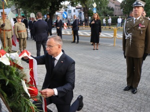 Rocznica wybuchu II wojny światowej w Wieluniu. Prezydent Duda: Wybaczyliśmy, choć ból jest