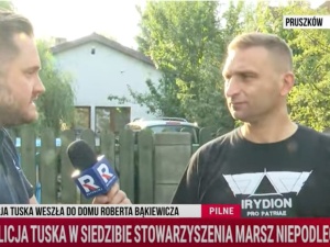 Policja w domu Bąkiewicza. Nowe informacje