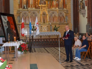 Zakończenie peregrynacji i odsłonięcie tablicy patrona S