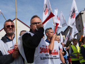 Likwidacja Elektrowni Rybnik. S protestuje