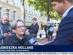 Pan bredzi!. Reporter Telewizji Republika doprowadził Agnieszkę Holland do wściekłości