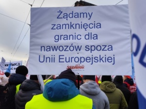 Protest związkowców z Zakładów Chemicznych Police