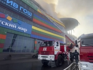 Potężna eksplozja w rosyjskim centrum handlowym