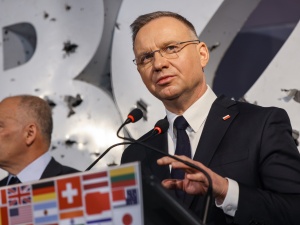 Prezydent Duda w Davos: Putin ma błagać Ukrainę i jej sojuszników