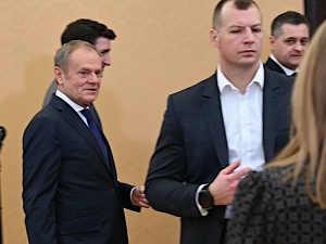 Tak Donald Tusk uciekał przed Moniką Rutke. Mamy nagranie