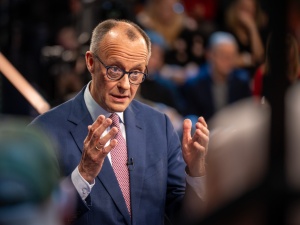 Monachium. Friedrich Merz opowiedział się za pociskami Taurus dla Ukrainy