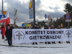 W blisko stu miastach w całej Polsce odbyły się protesty pod sklepami Lidla