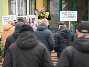 Nie mamy już nic do stracenia. Protestowali pracownicy Siarkopolu w Grzybowie