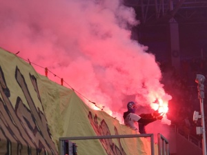 Niemieccy kibice zdewastowali nowy stadion w Opolu