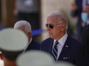 Prezydent Biden odwiedził Bazylikę Narodzenia Pańskiego w Betlejem