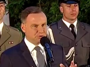 Prezydent Andrzej Duda o NSZ: Jesteśmy im winni cześć i pamięć. Cześć i chwała bohaterom! Wieczna pamięć!