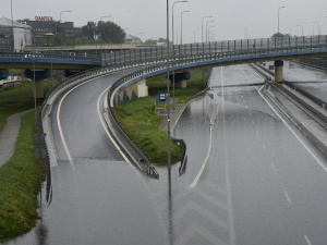 [nasza fotorelacja] Węzeł Marynarska ponownie zalany