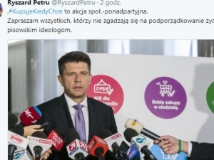 Ryszard Petru rozpoczyna akcję Nowoczesnej przeciwko wolnym niedzielom. Internauci kpią