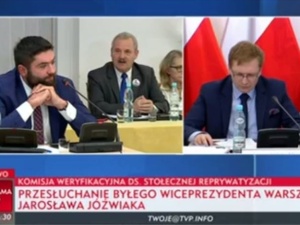 Były wiceprezydent Warszawy składa zeznania przed Komisją Weryfikacyjną