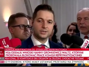 [video] Patryk Jaki: w ciągu dwóch miesięcy zwróciliśmy skarbowi państwa majątek wart ok. pół mld zł