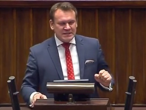 [video] Dominik Tarczyński do posłów opozycji: "Wesoło? Będziecie się śmiać przez łzy..."