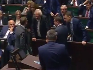 [video] Awantura w Sejmie. Sławomir Nitras [PO]: Marszałek Terlecki powiedział do mnie "pajacu"!