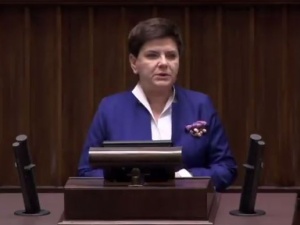 [video] Beata Szydło w Sejmie: Jestem dumna, że rząd PiS przywrócił wiarę Polaków w państwo i godność