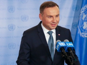 Prezydent Andrzej Duda z wizytą w siedzibie ONZ