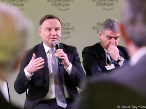 [video] Prezydent Andrzej Duda w Davos: Zachęcam do inwestowania w Polsce. Polska jest krajem bezpiecznym