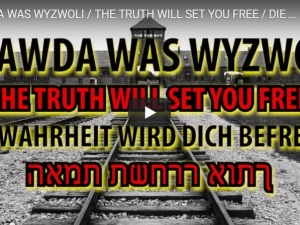 "Prawda Was wyzwoli" czyli minuta prawdy o #GermanDeathCamps. Klip odkłamujący historię w 4 językach.