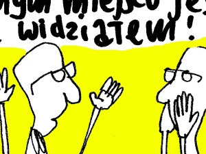 [Kliknij aby zobaczyć całość] Nowy rysunek Krysztopy: "Antysemickie fakty"