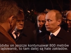 Film z rozmowy Tuska z Putinem z tłumaczeniem zaprezentowany na posiedzeniu komisji MON [video]