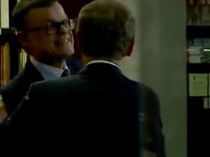 [video] Tusk klepiący przyjacielsko Morozowskiego po wywiadzie w TVN24