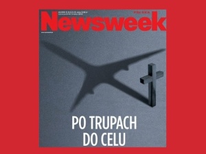 "Po trupach do celu. Czas najwyższy odebrać Tomaszowi Lisowi ten tygodnik" - nowa okładka 'Newsweeka"