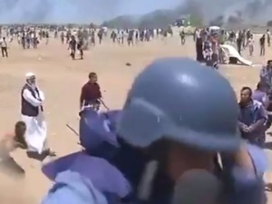 [video] Wstrząsające nagranie. Próba zastrzelenia dziennikarki Al Jazeera przez izraelskiego snajpera