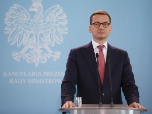 Mateusz Morawiecki: "Chcę podziękować prawdziwym, dobrym kibicom, którzy robią piękne oprawy meczów"