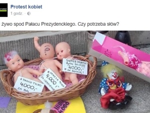 To chore. Aborterki i aborterzy przynoszą na demonstracje rozerwane lalki. Jak dzieci po aborcji