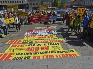 Protest przeciwko „autostradzie energetycznej”