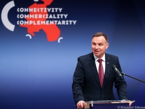 Andrzej Duda uczestniczył w otwarciu Forum Regionów Trójmorza. "To projekt sprawczy, a nie teoretyczny”