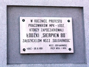 38. rocznica strajku w łódzkim MPK