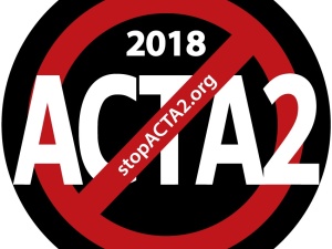 [Acta2] Wellmann pytała "Czy obudzicie się kiedy zabiorą wam internet?" Odpowiedź o 16.00 pod PE w W-wie