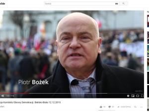 Piotr Bożek, jeden z aktywistów KOD w Bielsku-Białej, to TW „Marek”