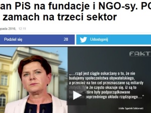 Histeria po naszym wywiadzie z Premier Szydło: "Żegnajcie #NGO.sy!". Czy ktoś ten wywiad czytał?