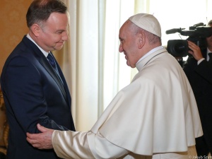 Prezydent Andrzej Duda z wizytą u Papieża Franciszka