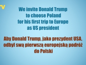 Pod petycją do Trumpa, żeby pierwszą europejską wizytę złożył w Polsce podpisało się już 100 tys. osób