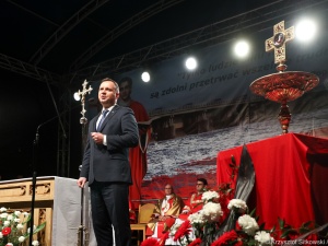 Andrzej Duda: Dobro pokonało zło poprzez męczeńską śmierć ks. Jerzego Popiełuszki