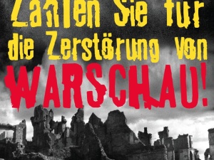 Merkel w Warszawie. Pikieta pod KPRM. Hambura dla Tysol.pl: Niech Premier nie odpuszcza reparacji!