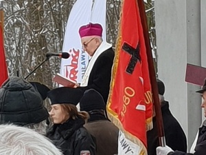 Odsłonięcie pomnika upamiętniającego strajk w puławskich Azotach